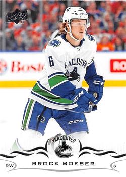 #177 Brock Boeser - Vancouver Canucks - 2018-19 Upper Deck Hockey