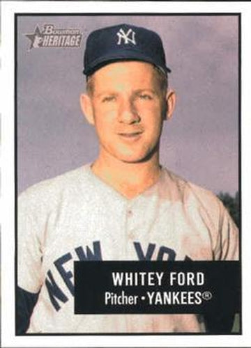 #177a Whitey Ford - New York Yankees - 2003 Bowman Heritage Baseball