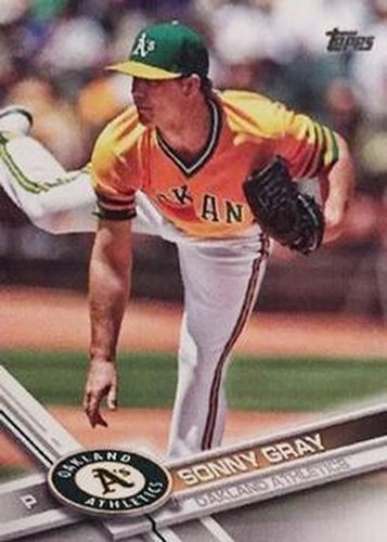 #177b Sonny Gray - Oakland Athletics - 2017 Topps Baseball