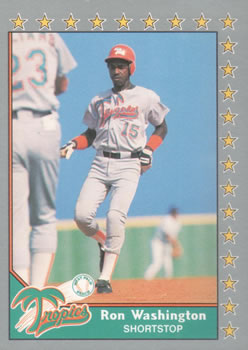 #178 Ron Washington - West Palm Beach Tropics - 1990 Pacific Senior League Baseball