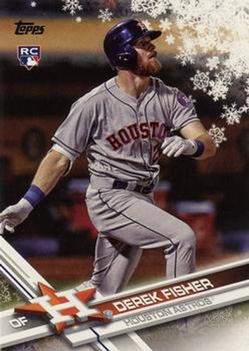 #HMW178 Derek Fisher - Houston Astros - 2017 Topps Holiday Baseball