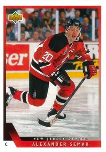 #178 Alexander Semak - New Jersey Devils - 1993-94 Upper Deck Hockey