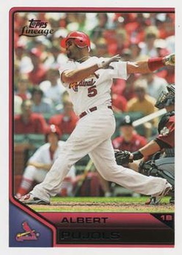 #178 Albert Pujols - St. Louis Cardinals - 2011 Topps Lineage Baseball