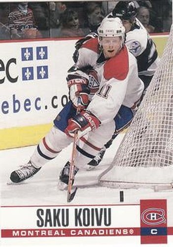 #178 Saku Koivu - Montreal Canadiens - 2003-04 Pacific Hockey