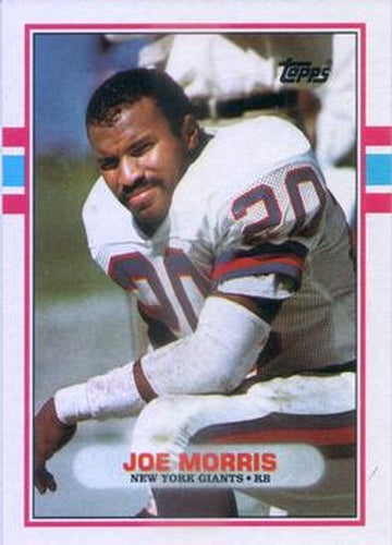 #178 Joe Morris - New York Giants - 1989 Topps Football