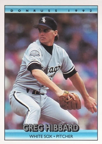 #178 Greg Hibbard - Chicago White Sox - 1992 Donruss Baseball