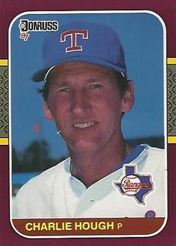 #178 Charlie Hough - Texas Rangers - 1987 Donruss Opening Day Baseball