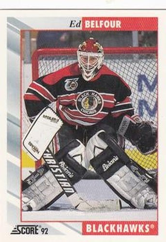 #178 Ed Belfour - Chicago Blackhawks - 1992-93 Score USA Hockey