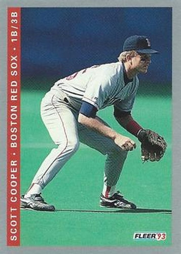 #178 Scott Cooper - Boston Red Sox - 1993 Fleer Baseball