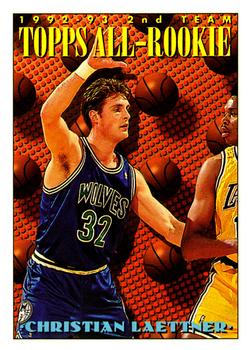 #178 Christian Laettner - Minnesota Timberwolves - 1993-94 Topps Basketball
