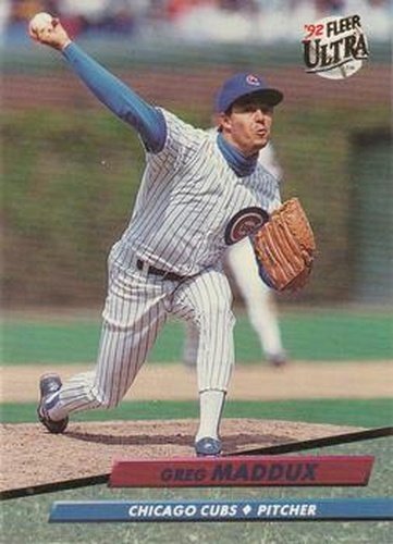 #178 Greg Maddux - Chicago Cubs - 1992 Ultra Baseball