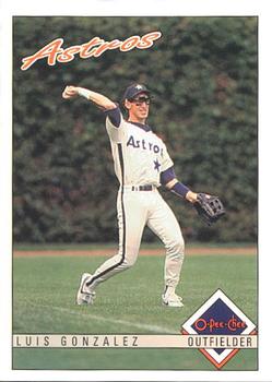 #178 Luis Gonzalez - Houston Astros - 1993 O-Pee-Chee Baseball