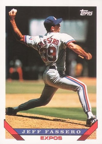 #178 Jeff Fassero - Montreal Expos - 1993 Topps Baseball