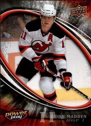 #178 John Madden - New Jersey Devils - 2008-09 Upper Deck Power Play Box Set Hockey