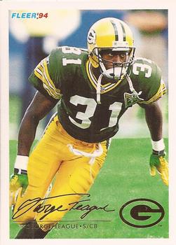 #178 George Teague - Green Bay Packers - 1994 Fleer Football