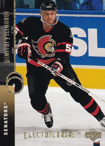#178 Dmitri Filimonov - Ottawa Senators - 1994-95 Upper Deck Hockey - Electric Ice