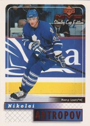 #178 Nikolai Antropov - Toronto Maple Leafs - 1999-00 Upper Deck MVP Stanley Cup Edition Hockey