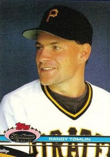 #178 Randy Tomlin - Pittsburgh Pirates - 1991 Stadium Club Baseball