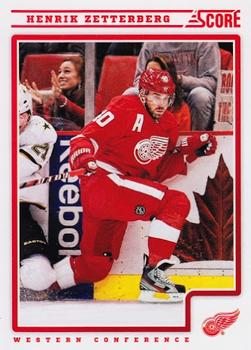 #178 Henrik Zetterberg - Detroit Red Wings - 2012-13 Score Hockey