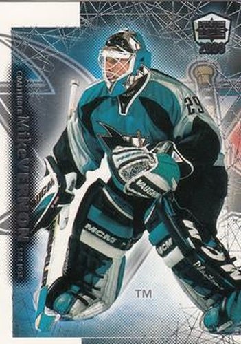 #178 Mike Vernon - San Jose Sharks - 1999-00 Pacific Dynagon Ice Hockey