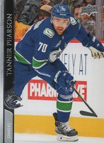 #178 Tanner Pearson - Vancouver Canucks - 2020-21 Upper Deck Hockey