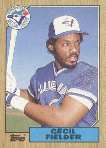 #178 Cecil Fielder - Toronto Blue Jays - 1987 Topps Baseball