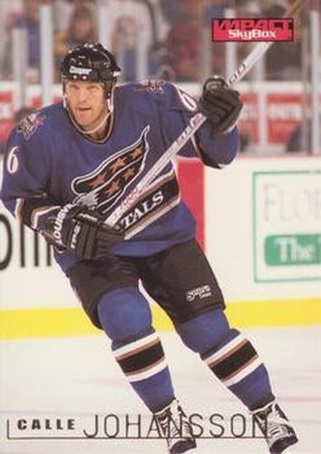 #178 Calle Johansson - Washington Capitals - 1995-96 SkyBox Impact Hockey