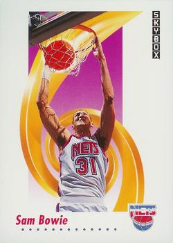 #178 Sam Bowie - New Jersey Nets - 1991-92 SkyBox Basketball