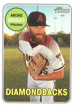 #178 Archie Bradley - Arizona Diamondbacks - 2018 Topps Heritage Baseball