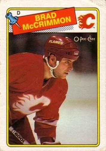 #178 Brad McCrimmon - Calgary Flames - 1988-89 O-Pee-Chee Hockey