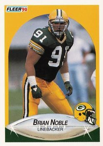 #178 Brian Noble - Green Bay Packers - 1990 Fleer Football