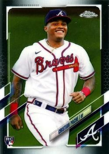 #178 Cristian Pache - Atlanta Braves - 2021 Topps Chrome Baseball