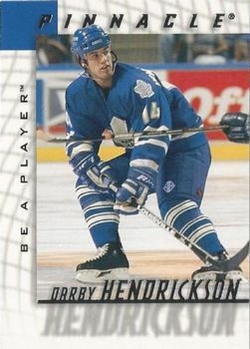 #178 Darby Hendrickson - Toronto Maple Leafs - 1997-98 Pinnacle Be a Player Hockey