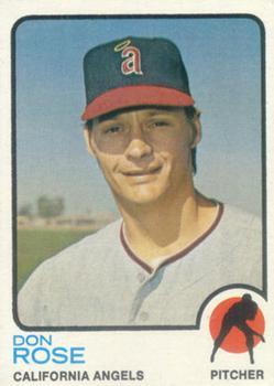 #178 Don Rose - California Angels - 1973 Topps Baseball