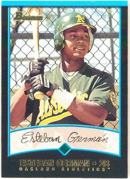 #178 Esteban German - Oakland Athletics - 2001 Bowman Baseball