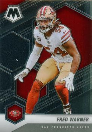 #178 Fred Warner - San Francisco 49ers - 2021 Panini Mosaic Football