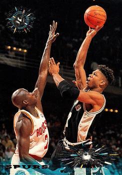 #178 J.R. Reid - San Antonio Spurs - 1995-96 Stadium Club Basketball
