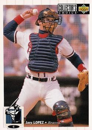 #178 Javy Lopez - Atlanta Braves - 1994 Collector's Choice Baseball