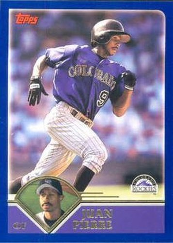 #178 Juan Pierre - Colorado Rockies - 2003 Topps Baseball