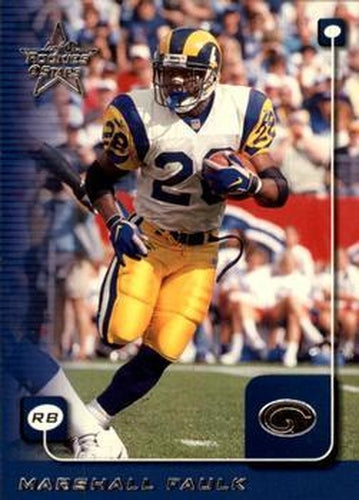 #178 Marshall Faulk - St. Louis Rams - 1999 Leaf Rookies & Stars Football