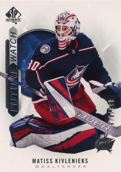 #178 Matiss Kivlenieks - Columbus Blue Jackets - 2020-21 SP Authentic Hockey