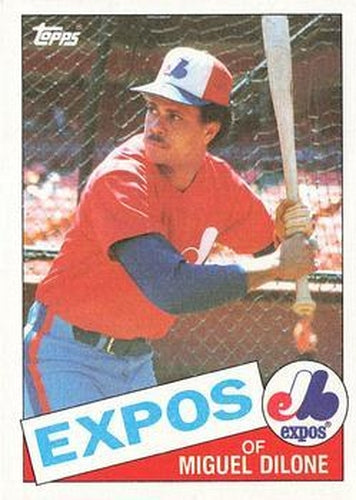 #178 Miguel Dilone - Montreal Expos - 1985 Topps Baseball