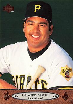 #178 Orlando Merced - Pittsburgh Pirates - 1996 Upper Deck Baseball