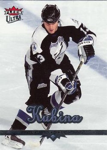 #178 Pavel Kubina - Tampa Bay Lightning - 2005-06 Ultra Hockey