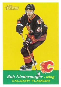 #178 Rob Niedermayer - Calgary Flames - 2001-02 Topps Heritage Hockey