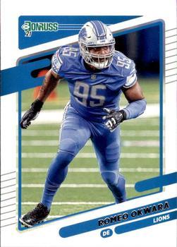 #178 Romeo Okwara - Detroit Lions - 2021 Donruss Football