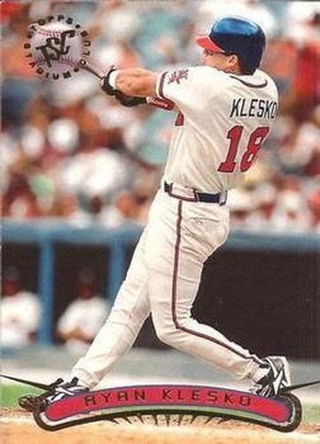 #178 Ryan Klesko - Atlanta Braves - 1996 Stadium Club Baseball