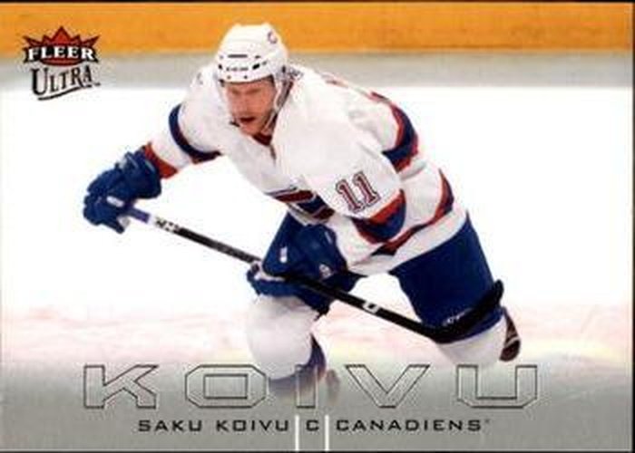 #178 Saku Koivu - Montreal Canadiens - 2009-10 Ultra Hockey