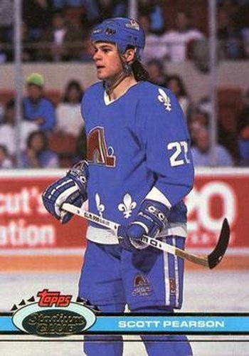 #178 Scott Pearson - Quebec Nordiques - 1991-92 Stadium Club Hockey