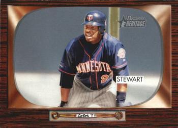 #178 Shannon Stewart - Minnesota Twins - 2004 Bowman Heritage Baseball